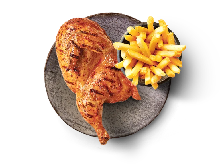 1/2 Chicken and Chips