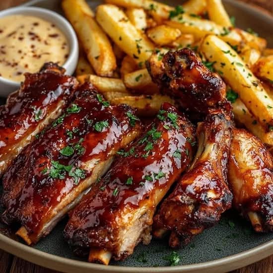 200g Ribs & 5 Wings